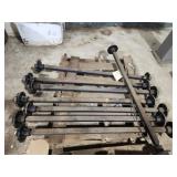 Pair of trailer axles SEE DESCRIPTION 12