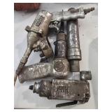 Lot of pneumatic tools