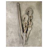 Lever type chain load binder