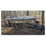 Boat with trailer AS IS see description