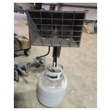 Propane tank and heater attachment