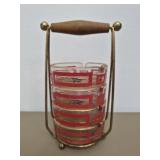 vintage Mid-Century Modern ashtray set