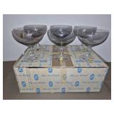 6 zwiesel crystal champagne coupe glasses