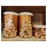 Vintage Cheinco aluminum Canisters