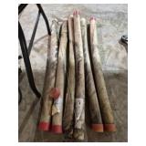 6 tubes full of welding rods