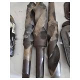 Lot of large drill bits