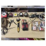 Lot of Inverter Tape Measurers Tools and Screws