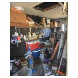 Huge Carport closet Lot of Misc Tools supplies