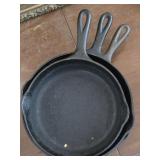 Lot of WAGNER & More Cast Iron Frying Pans