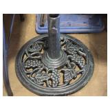 Heavy Grape & Leaf Pattern Umbrella Holder