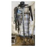 Display rack with belts & more