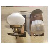 Pair wall mounted lantern