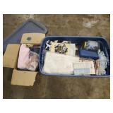 Estate lot of fabrics & sewing patterns