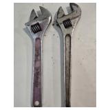 Craftsman & Pittsburgh adjustable wrenches