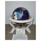 World globe made of gemstones