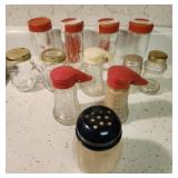 Lot of Vintage spice bottles