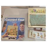 Connect four and fisher price school days desk