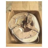 Large roll of plastic strap