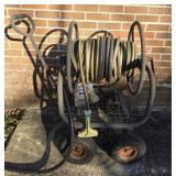 Metal water hose wagon AS IS