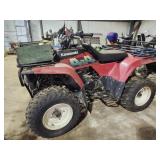 Red Kawasaki 4wheeler 4X4 AS IS