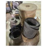 Several rolls of material