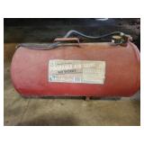 Red Midwest Production Portable Air tank