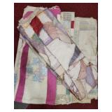 Estate lot of 4 vintage quilts & more