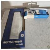 West coast mirror and handle