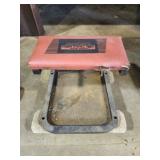 Shop roller chair with cushion