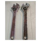 Lot of 2 industrial wrenches