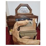 Estate lot of framed decor & more