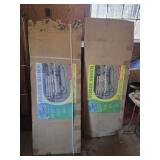 Lot of 2 glider benches