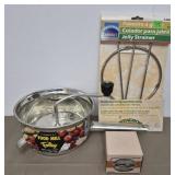 3 different types of strainers