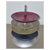 Midcentury modern trinket holder stack