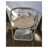 Vintage step stool/chair