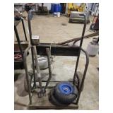 2 wheel cart with misc