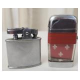 Lot of 2 vintage lighters
