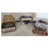 Lot of bearings and fence wire sleeves