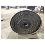 Roll of industrial rubber conveyor belting