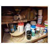 Contents of kitchen cabinet