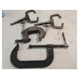 Lot of 4 clamps