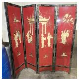 Asian style wood screen as is
