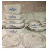 Lot of Corning Ware dishes *few chips on top