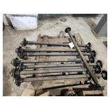 Pair of trailer axles SEE DESCRIPTION 12