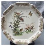 vintage Otagiri Japanese plate with stand