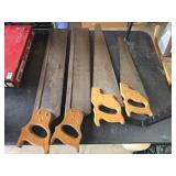 Lot of 4 hand saws