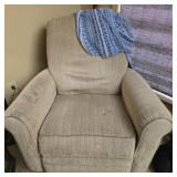 LaZBoy Upholstered Rocking & Swivel Chair