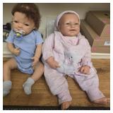 Lot of 2 vintage baby dolls