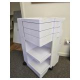 Plastic rolling cart