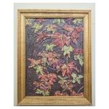 J Meyer Framed raised oil on board